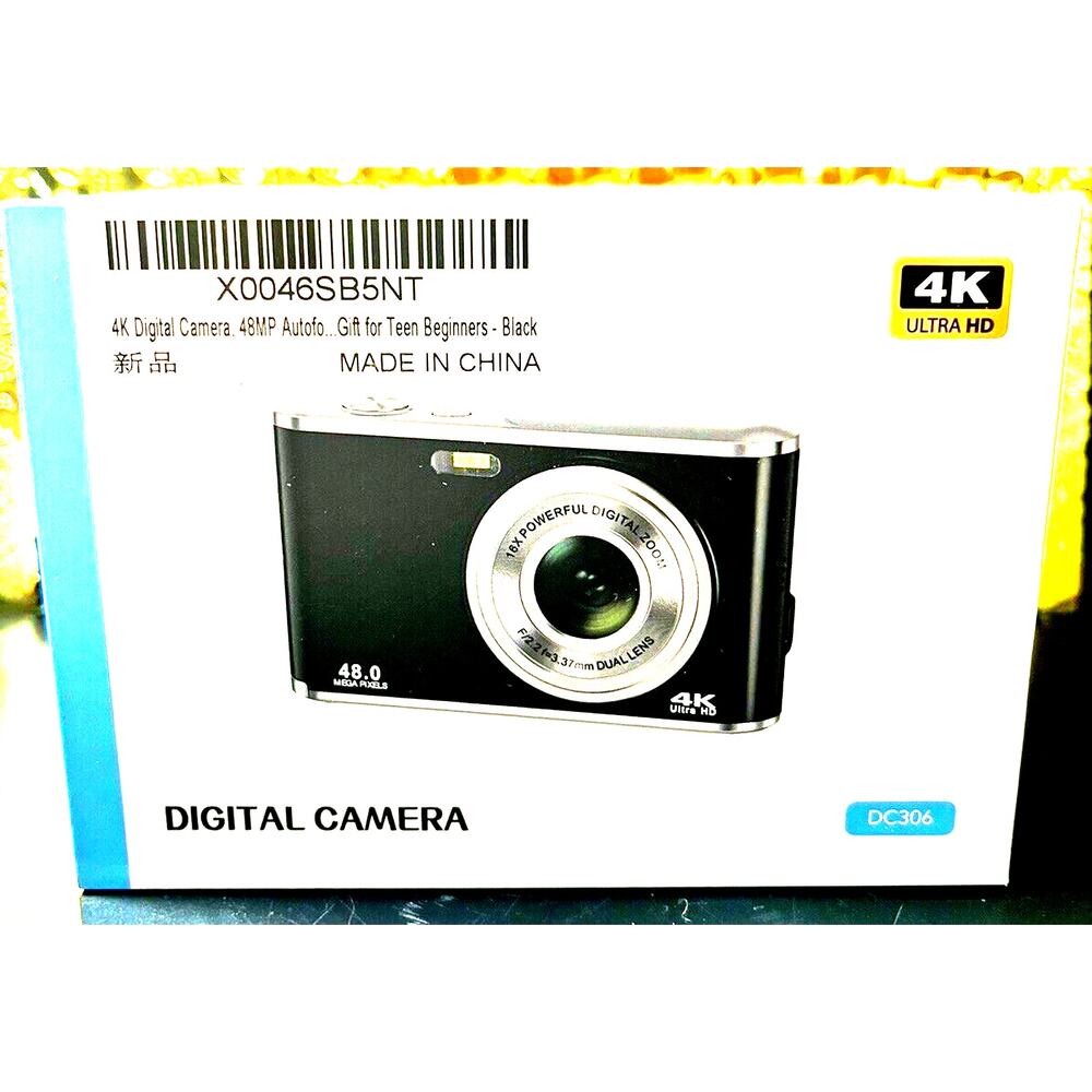 4K Digital Camera for Photography 48MP Vlog Camera for Youtube SHIPS SAME DAY